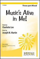 Music's Alive in Me! Three-Part Mixed choral sheet music cover
